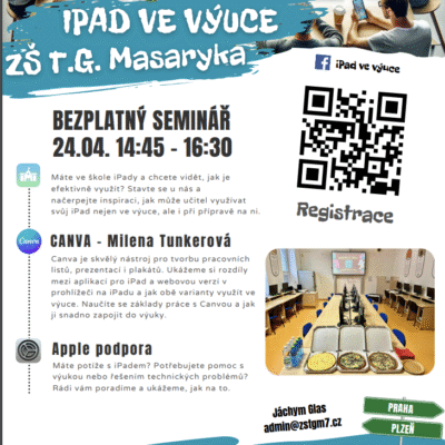 iPad ve výuce Seminář v Praze: Canva ve školním prostředí